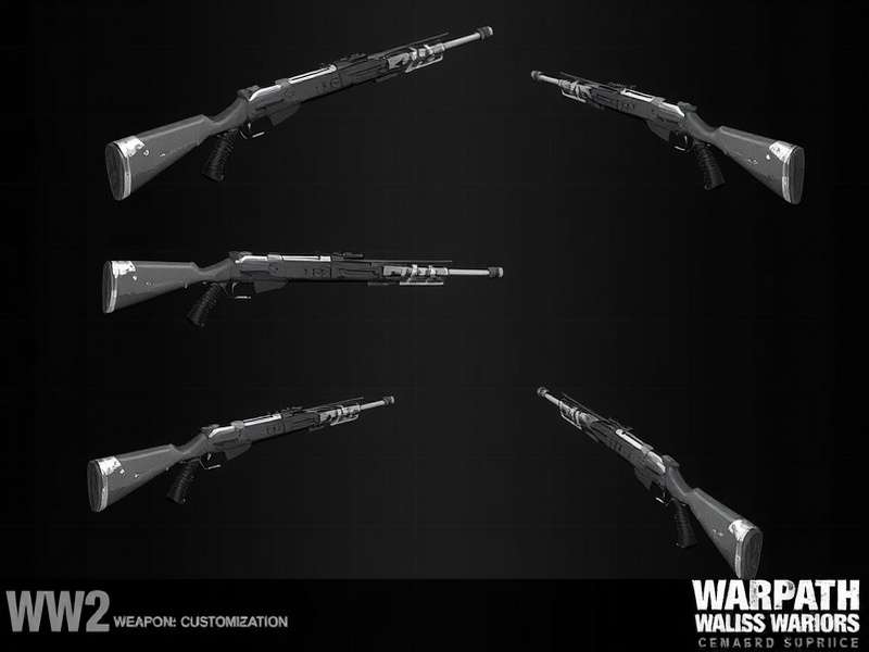 Warpath Warriors weapon customization